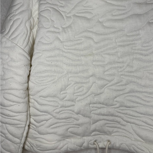 GAP Women's Quilted Cream Cowl Neck Sweater - Picture 4 of 7